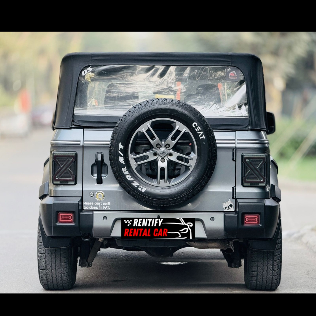 RentifyC19158's tweet photo. Want to drive a Mahindra Thar? Now you can — Self Drive @ just ₹5000/day!
No driver. No limits. Just you, the road &amp; total freedom. 
Perfect for road trips or city rides in Navi Mumbai.
👉 CLICK LINK IN BIO to book now!
 #SelfDriveThar #rentalcar https://t.co/PBo45HOPpd