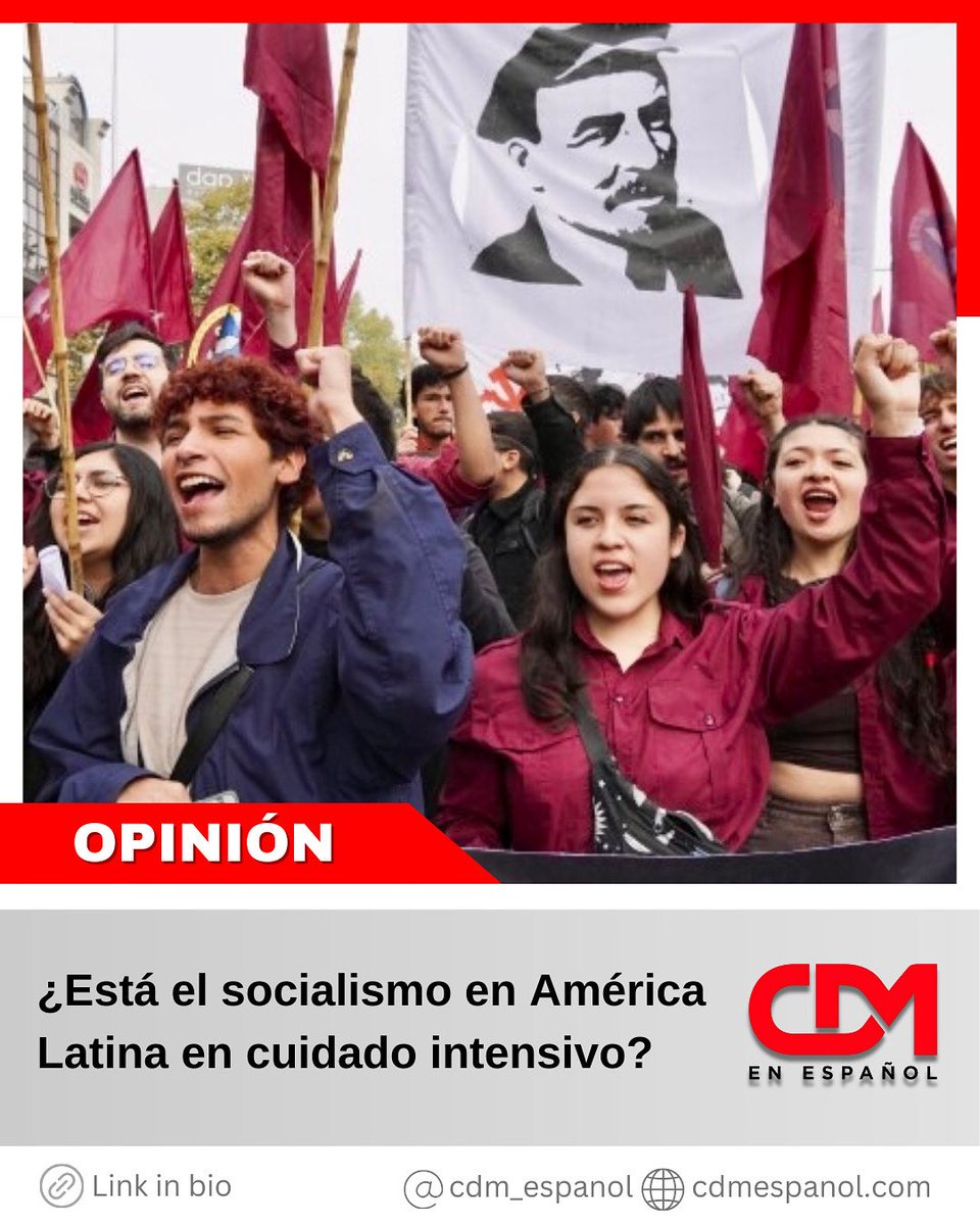 OPINIÓN 💬 | ¿Está el socialismo en América Latina en cuidado intensivo? 

✍️ Jesús Romero @JesusRo41084334 
🔗 Link: cdmespanol.com/2025/05/20/est…
➕ Para más noticias visita: cdmespanol.com

#CDMenEspañol #Opinión #Socialismo #AméricaLatina #Cuba #Venezuela #Nicaragua