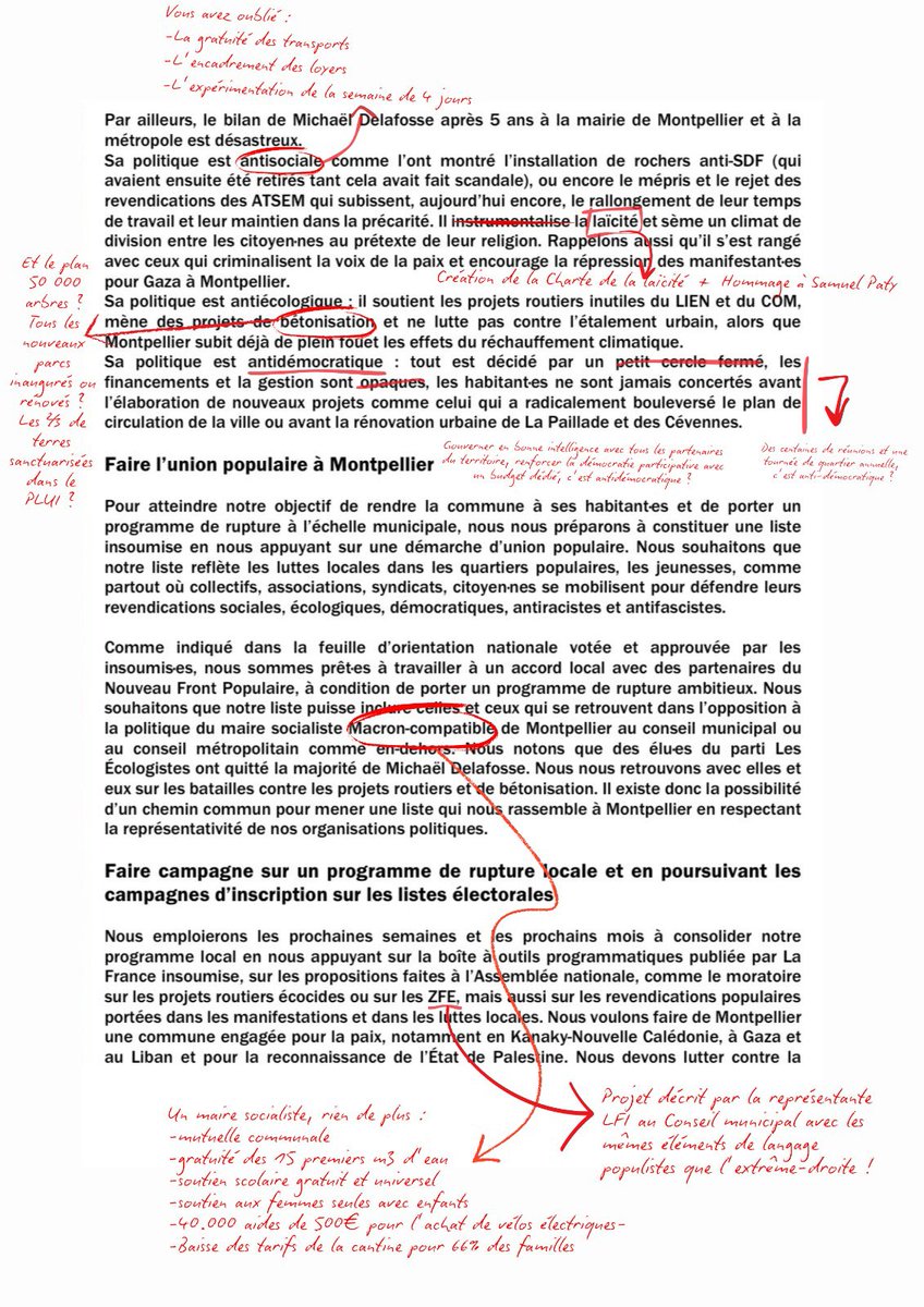 JeunesSoc34's tweet photo. La France insoumise ne cache désormais plus ses ambitions. Quel est son projet ? Rompre avec la politique de gauche menée à Montpellier depuis 2020.

Face aux mensonges, place au fact checking ⬇️ https://t.co/VGMI69bB0F