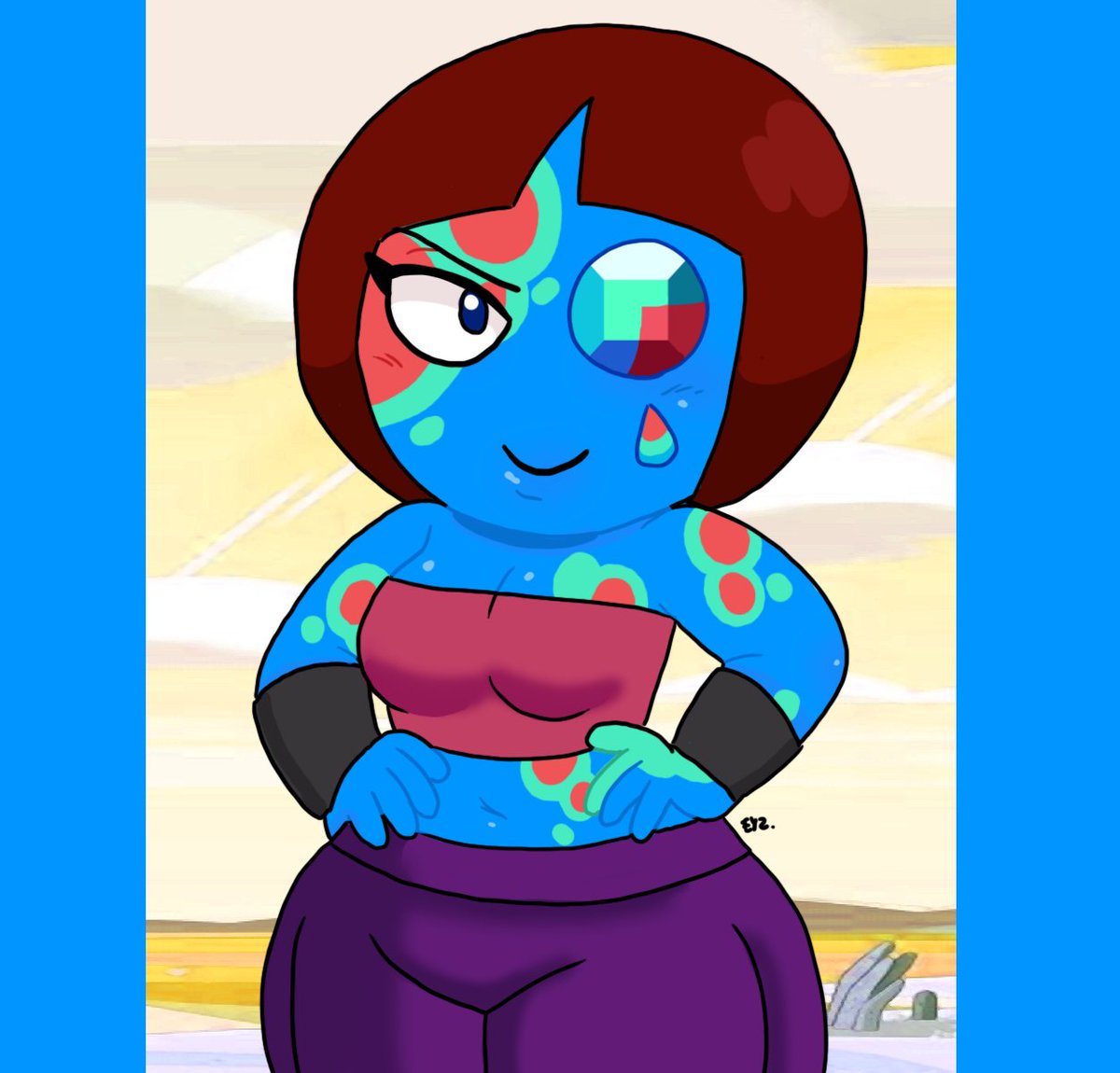 Eyzmaster's tweet photo. Fusion? Sass? Violence? We got it all. 💙
Thanks for the likes, comments and follow!
#Eyz #myart #bluebirdazurite #gemfusion #aquamarine #ruby #caulifla #dragonballsuper #stevenuniverse #gems #homeworldgems #cartoons #shortstack #waifu https://t.co/BQN4asjzq6