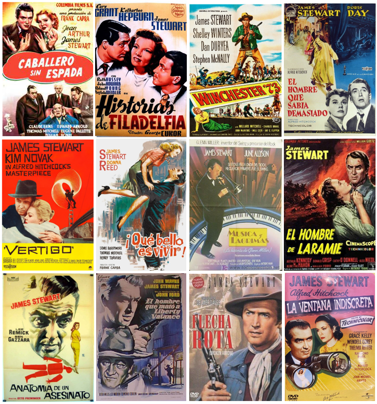 Merecido homenaje a James Stewart, uno de los actores más grandes de todos los tiempos que ha dado el cine y que nació tal día como hoy 20 de mayo de 1908.
Esto es solo una selección de sus mejores películas. Se quedan muchas otras en el tintero.