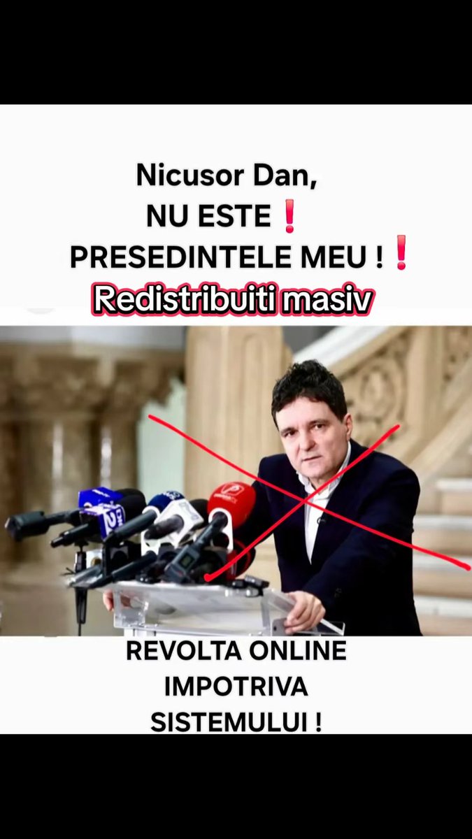 LuluLupea1's tweet image. Nicusor Dan is not my president! He is born from a cross between two evil races, globalists and securists.Romanians want change, not the same system! Shame on you, the world occult that humiliates people!! 👎👎👎