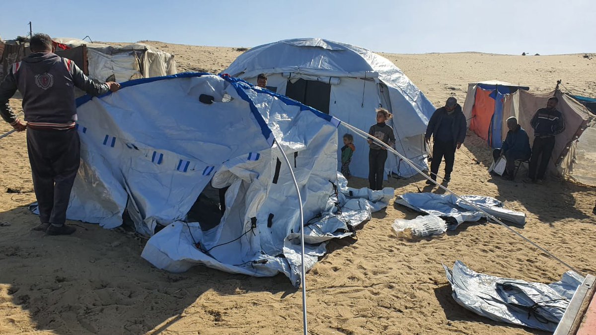 Nasem0n's tweet image. Amid the forced displacement of our entire city, today we are setting up tents for the displaced families.
So many families have lost their lives because they delayed evacuating due to the lack of shelter.
We need your support now more than ever.
gofund.me/2750d8de
