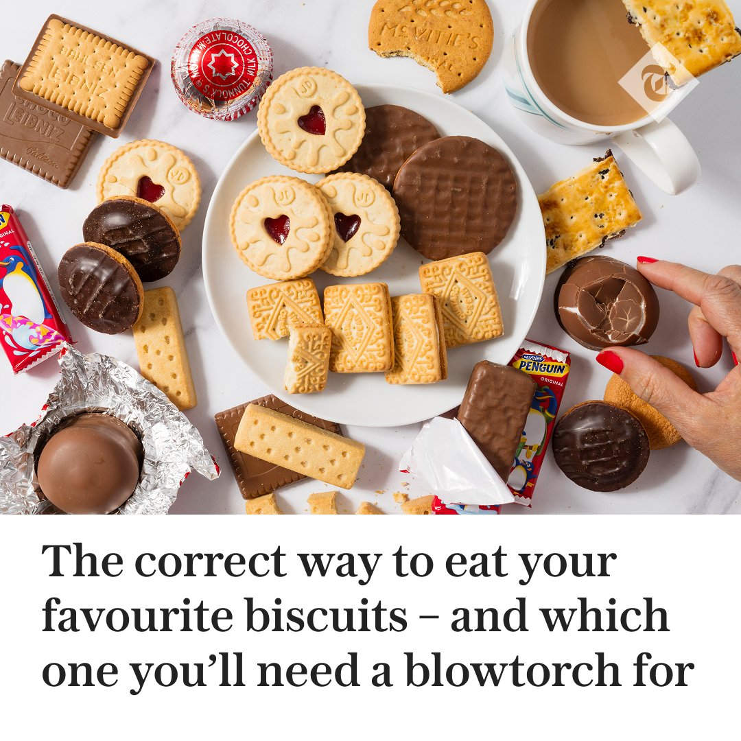 🍪 As McVitie’s reveals we’ve been eating chocolate digestives wrong, we find out which biccies taste best nibbled, dunked or even blowtorched...

Read more here 👇
telegraph.co.uk/food-and-drink…