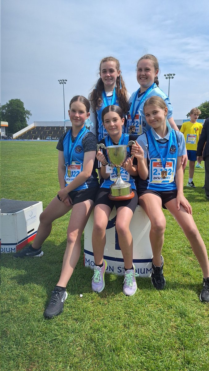 Holytrinitysns's tweet photo. Forget Becker- Adeleke- Mawdsley - Healy

We've got Lozavzja- Sinclair - Kennedy- Kennedy 

Under 14 relay champions!

@CnmbDublin 
@irishathletics 
@ActiveFlag 
@sophiebecker_ 
@rhasidatadeleke 
@sharlenemawdsley 
@philhealy2 https://t.co/4awQp9qgtq