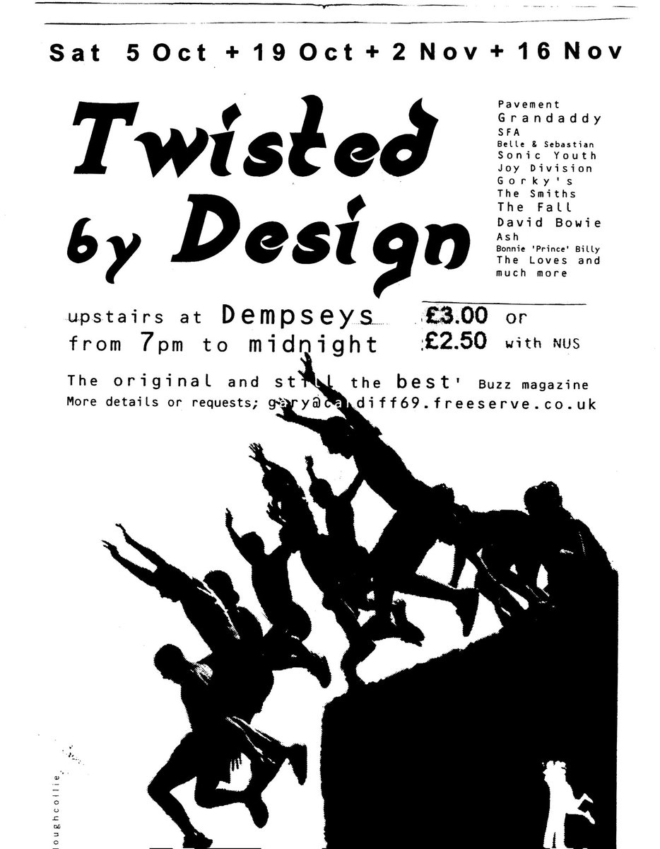 Unused twisted flyer. 

A local designer produced this flyer for me. We had 500 printed up, all ready to hand out and then 9/11 happened and I was concerned this image was inappropriate so I binned them all