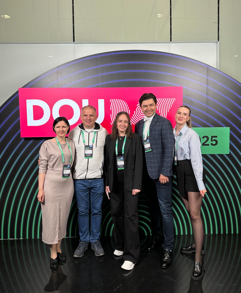 Just got back from #DouDay - one of the biggest #tech #conferences in Eastern Europe 🇺🇦.
 2 days of AI trends, dev talks, marketing ideas, and creative energy everywhere.
We played arcade games, explored interactive zones, and met tons of amazing people.🚀