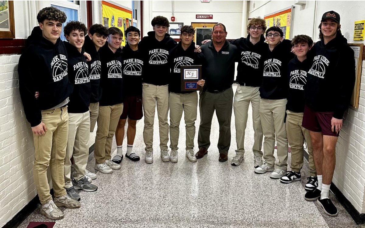 Congrats to NJIC Patriot Division Championship Boys BKB team on being honored at BOE meeting