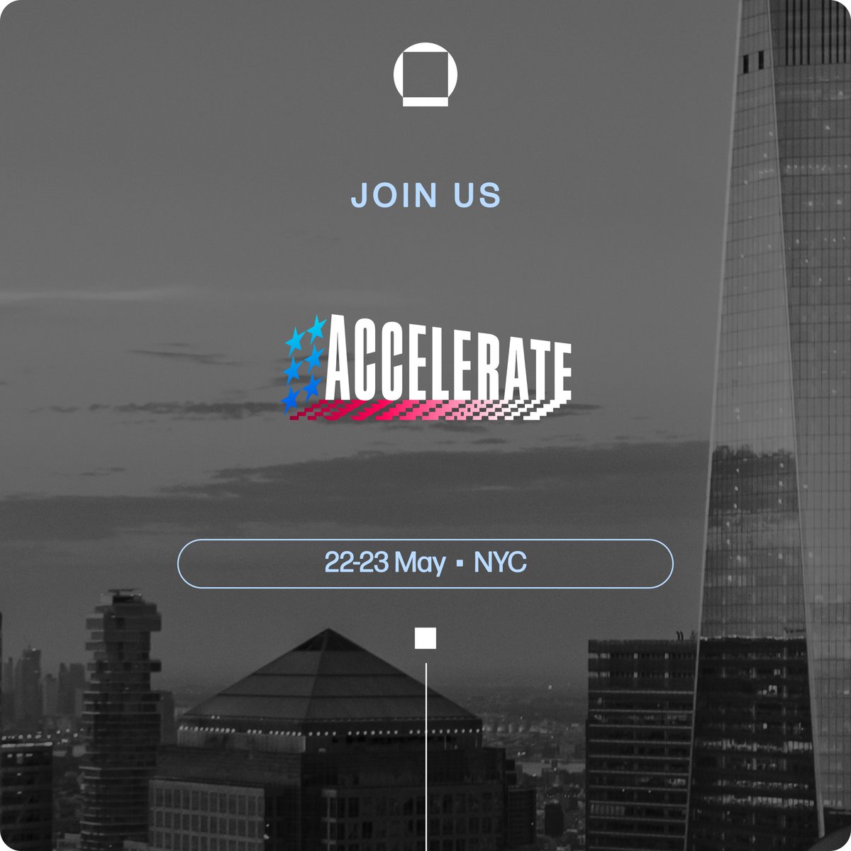 Will you be at Solana Accelerate: Ship or Die this week in NYC? Our team is  attending, sponsoring, and speaking at one of the biggest builder events of  the year. 🗓 May