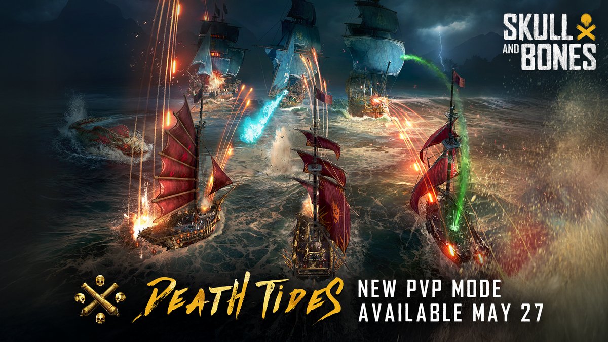 The Indian Ocean boils with tension... and the fiercest pirates will soon face each other! Skull and Bones new PvP mode drops on May 27!