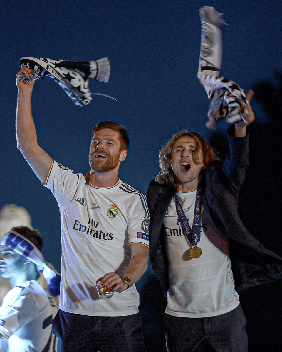 ESPNFC's tweet image. Xabi Alonso left Real Madrid in 2014 at the age of 32. During the next 11 years Xabi would go on to play three seasons with Bayern Munich, transitioned to coaching with Real Madrid&apos;s academy, moved to Real Sociedad B for three seasons and then lead Bayer Leverkusen to new heights…