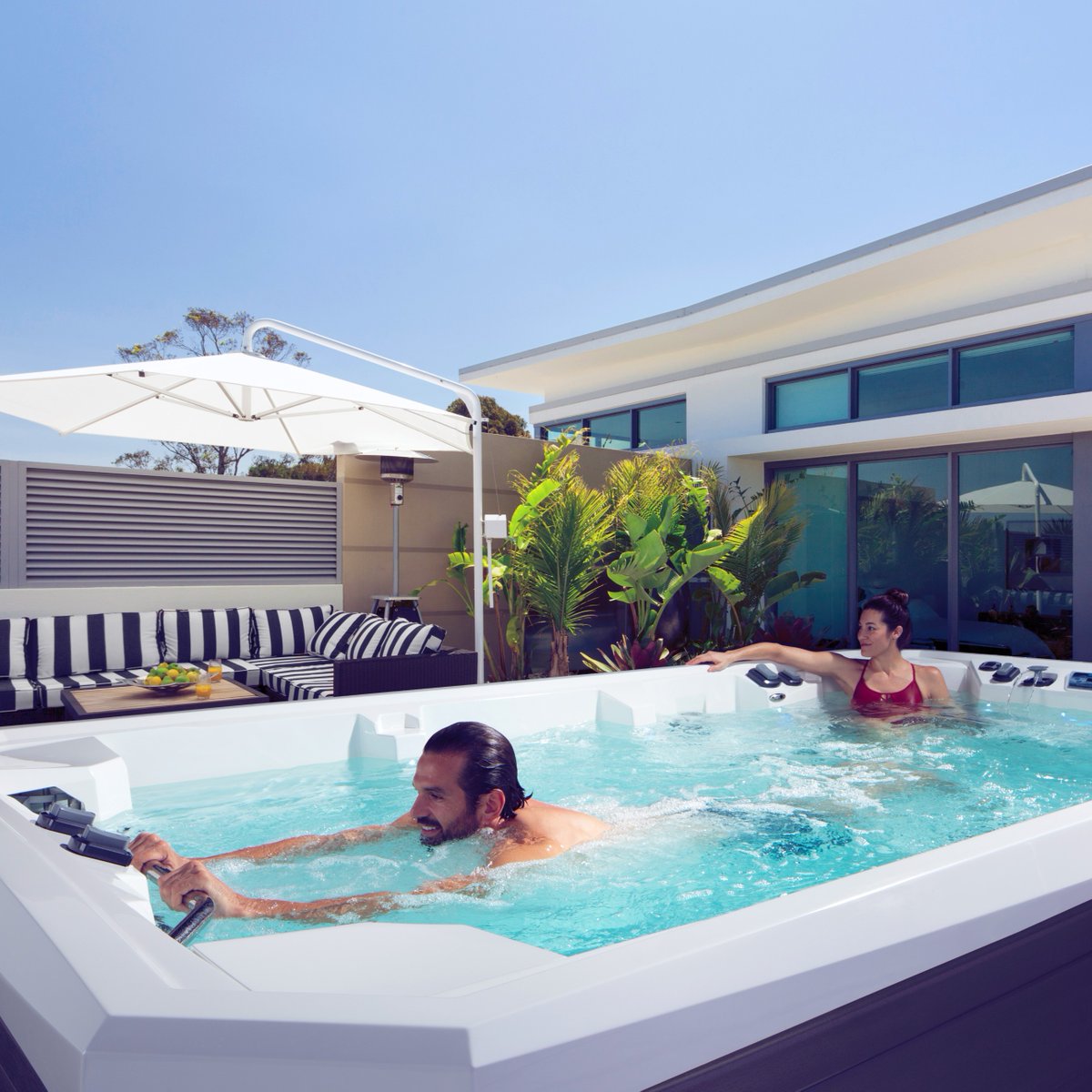 MarquisSpas's tweet image. The Pool You Can Use All Year Long!  Why wait for summer? With a Marquis Swim Spa, you get the best of both worlds — the fitness of a lap pool and the relaxation of a hot tub — 365 days a year.
#MarquisSwimSpa #YearRoundPool #SwimSpaLife #BackyardWellness #AllSeasonSwimmin