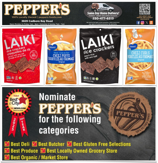 The Celiac Scene (@theceliacscene) on Twitter photo 🥇 <a href="/PeppersFoods/">Pepper's Foods</a> #1 for Gluten-Free Snacking! SEE bit.ly/PeppersGFFlyer
🥇 Best of the City Nominations are under way! Think of Pepper’s for Best Gluten-Free Selection!
🥇 See vicnews.secondstreetapp.com/Best-of-the-Ci…
#Peppers #glutenfree #shopping #celiac #cadborobay #uvic #sale #bestofthecity 🥇 <a href="/PeppersFoods/">Pepper's Foods</a> #1 for Gluten-Free Snacking! SEE bit.ly/PeppersGFFlyer
🥇 Best of the City Nominations are under way! Think of Pepper’s for Best Gluten-Free Selection!
🥇 See vicnews.secondstreetapp.com/Best-of-the-Ci…
#Peppers #glutenfree #shopping #celiac #cadborobay #uvic #sale #bestofthecity