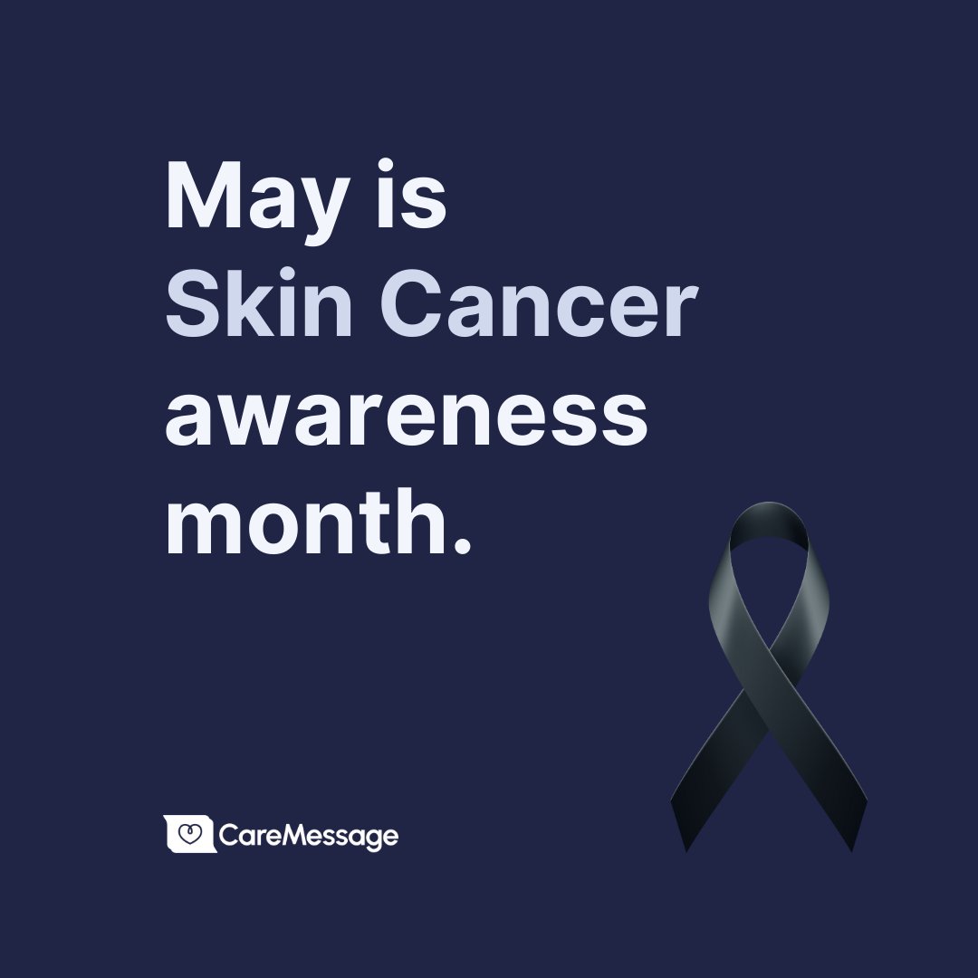 Skin cancer is the most common type of cancer in the U.S., but it’s also one of the most preventable. ☀️ This #SkinCancerAwarenessMonth, make sure you’re protecting your skin, scheduling regular check-ups, and sharing awareness with others. 🩺 Let’s reduce skin cancer together!