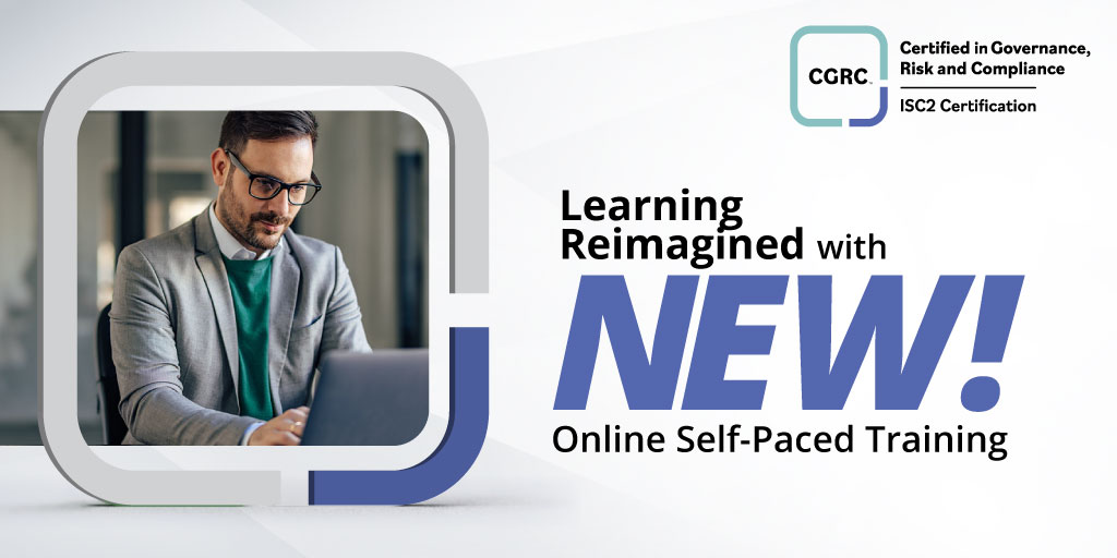 ISC2's tweet photo. Study smarter. New adaptive-learning Official ISC2 Online Self-Paced CGRC Training identifies areas requiring further study. 

Start now: https://t.co/eb1zMKkTUZ

#CGRCTraining #GRC #CybersecurityCertification https://t.co/mTojRnNPdl