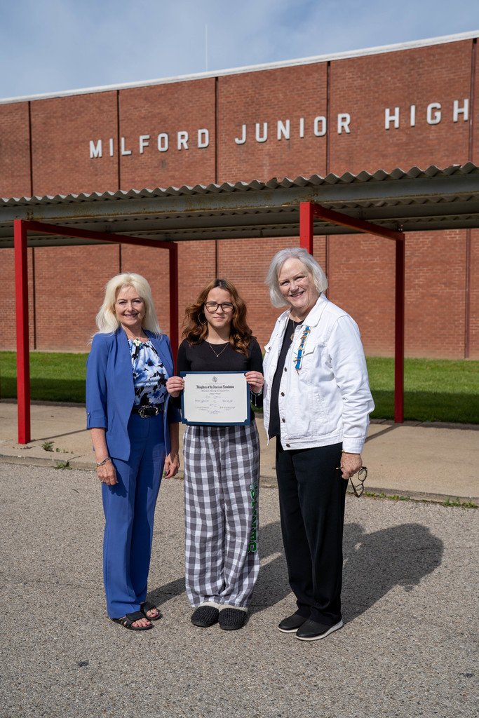 Before the Boston Tea Party, rebellion was already brewing in colonial kitchens. Milford 8th grader Skye Lowery won 1st place in the DAR Essay Contest for her powerful take on women’s roles in the Revolution. Read more at: milfordschools.org/article/2224119