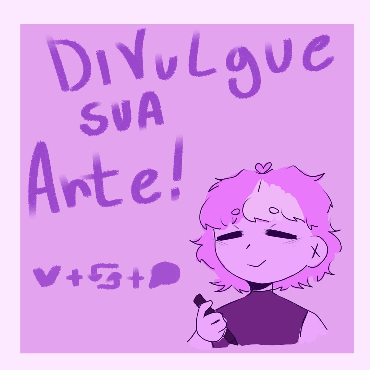 💜DIVULGUE SUA ARTE💜

Quero conhecer novos artistas então divulguem suas artes aqui! 
Qualquer tipo de arte é bem vinda
sem Ia ❌
Apoiem os outros artistas também