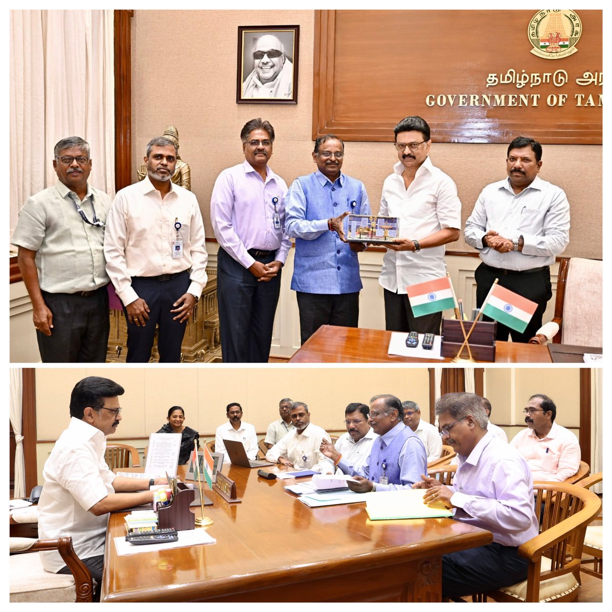 Had a momentous meeting with ISRO’s Chairperson, Dr. V. Narayanan.

From a Tamil Nadu government school to the top of India's space agency, a journey that speaks volumes.

He embodies the heights public education can scale. Proud to see Tamil roots reach for the stars.