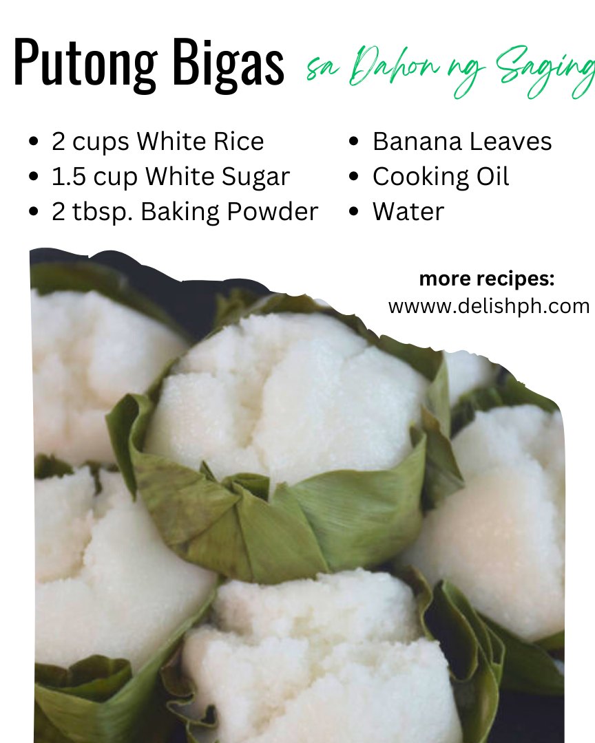 delishph12's tweet photo. Putong Bigas sa Dahon ng Saging
watch on YouTube: https://t.co/UoKqmZOe59
watch on Facebook: https://t.co/1UPOsbBvO5 #food #recipes #kakanin https://t.co/EcWWCWlugz