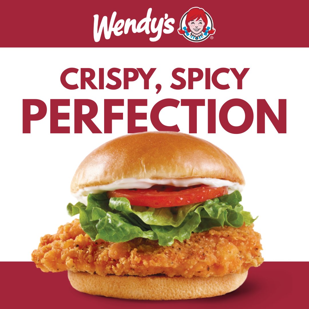 If crispy, flavorful chicken with a kick is your craving...Wendy's has got you covered. It’s the original spicy chicken sandwich, and the one you crave.