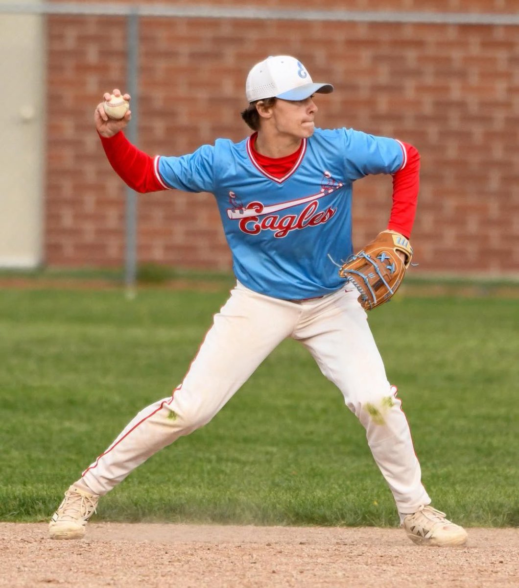 EHSHardball's tweet photo. Honorable Mention NBC:
Erich Hepler (3B)
Drew Luidhardt (2B)
Brock Messinger (OF) https://t.co/lRYVTHFtXS