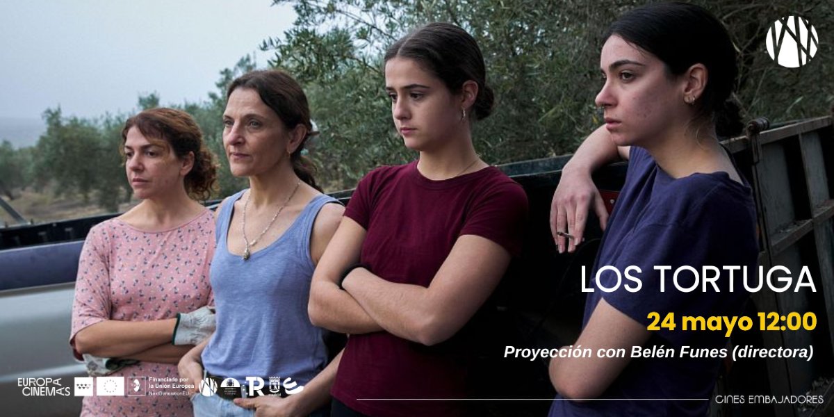 "LOS TORTUGA" ganó Mejor Guión, Mejor Dirección y el Premio Especial del Jurado en Málaga 💌 Ahora llega a los cines y tenemos el placer de anunciar que este sábado a las 12:00 nos visita su directora, Belén Funes!! reservaentradas.com/entrada/madrid…
