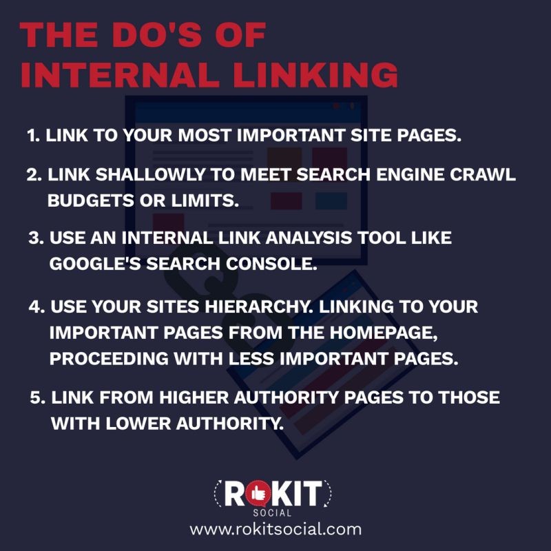 RokitSocial's tweet photo. Improve your website’s SEO rankings with strategic internal linking! 🔗✨ Rokit Social delivers proven optimization strategies and guaranteed results. Take your business to new heights today.
👉 https://t.co/Siy7EpnQJ4
#SEO #InternalLinking #RokitSocial #DigitalMarketing https://t.co/cBCwNR44BU