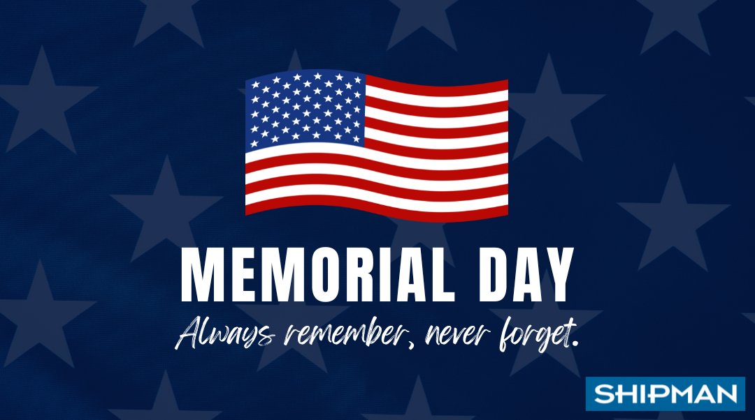 Today and every day, we remember and honor those who have given their lives in service to our nation. 💙#MemorialDay #RememberAndHonor