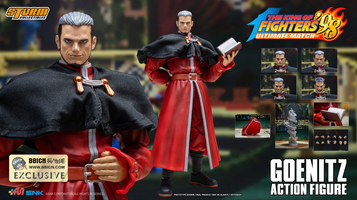 The King Of Fighters 98UM
GOENITZ Limited Edition
BBICN Exclusive
#kof #kof98 #kof98um #thekingoffighter #GOENITZ #figures #actionfigures