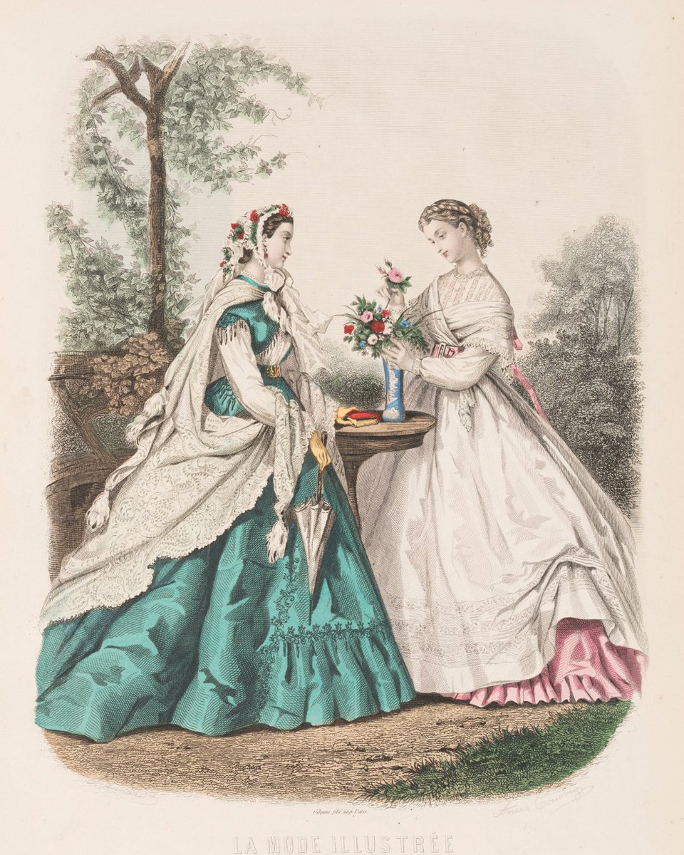La Mode Illustrée (1860) was a pioneering French fashion magazine