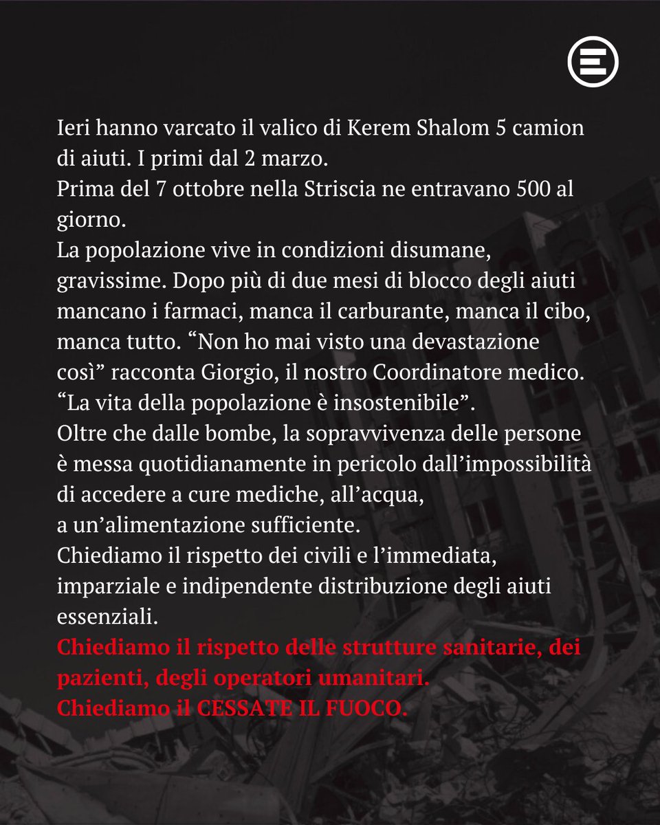 #cessateilfuoco #20maggio