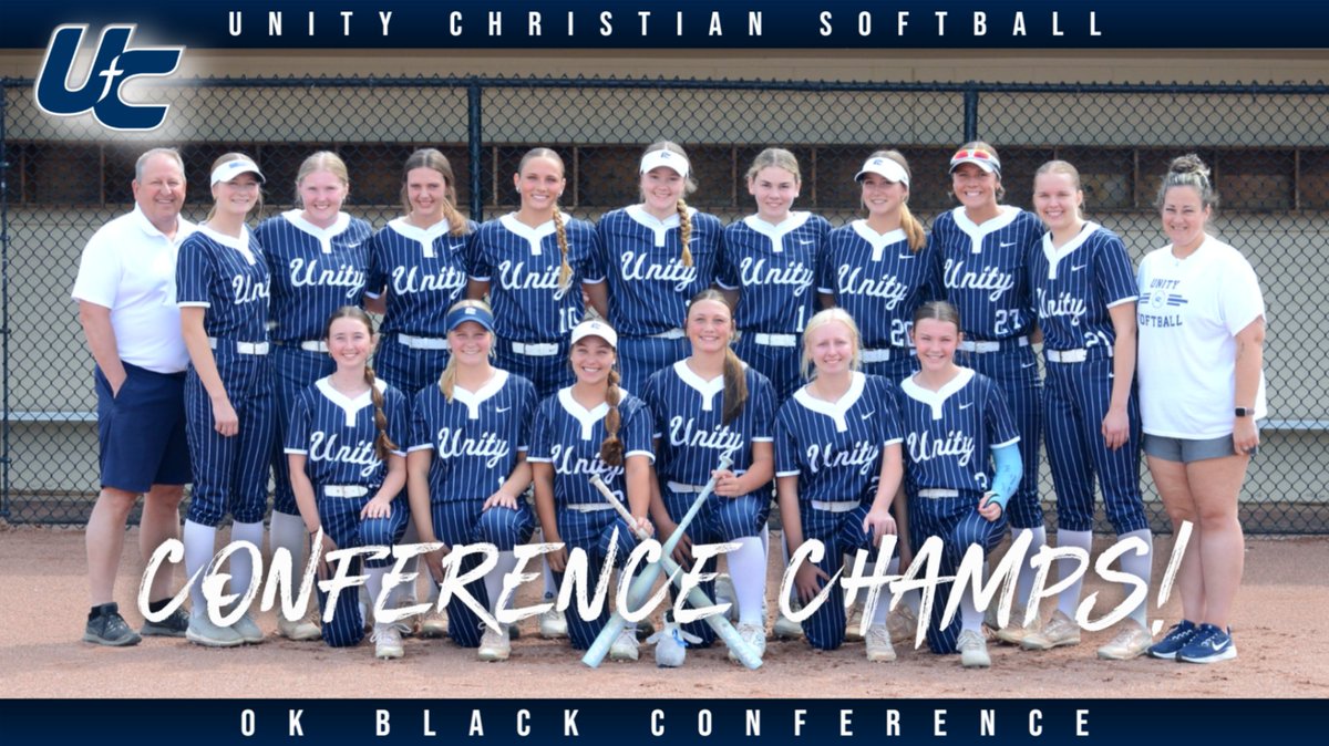 UCSaders's tweet photo. Congratulations to our varsity softball team on taking first place this season in the OK Black Conference! https://t.co/rJqd9qW17s