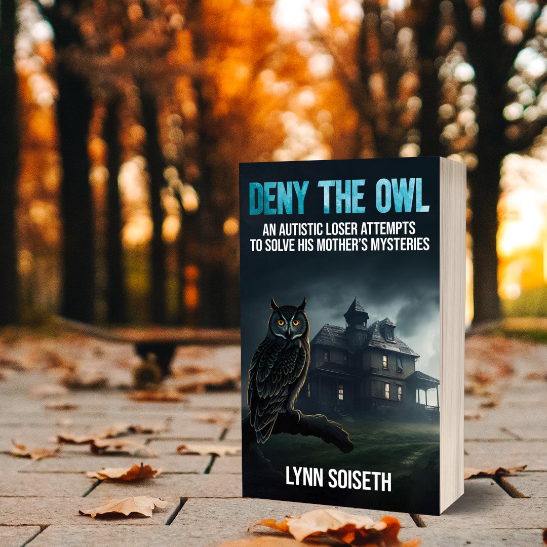 LynnSoiseth's tweet photo. 🚨 My book is OUT 🚨
 Deny the Owl: An Autistic Loser Attempts to Solve His Mother's Mysteries
 🦉 It’s weird. It’s raw. It’s personal.
 📖 Read here: https://t.co/ISMr6sGcPh
Mystery. Meltdown. Dark humor.
 Not your average hero. Not your average story.
#DenyTheOwl #BookRelease https://t.co/aQ7kKL6tta