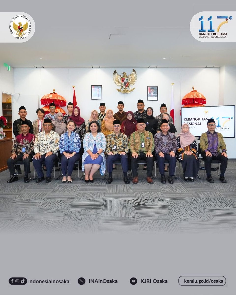 Dirgahayu Hari Kebangkitan Nasional ke-117 Minasan. Bangkit bersama wujudkan Indonesia kuat!

#IniDiplomasi #HariKebangkitanNasional #Harkitnas #IndonesiauntukDunia