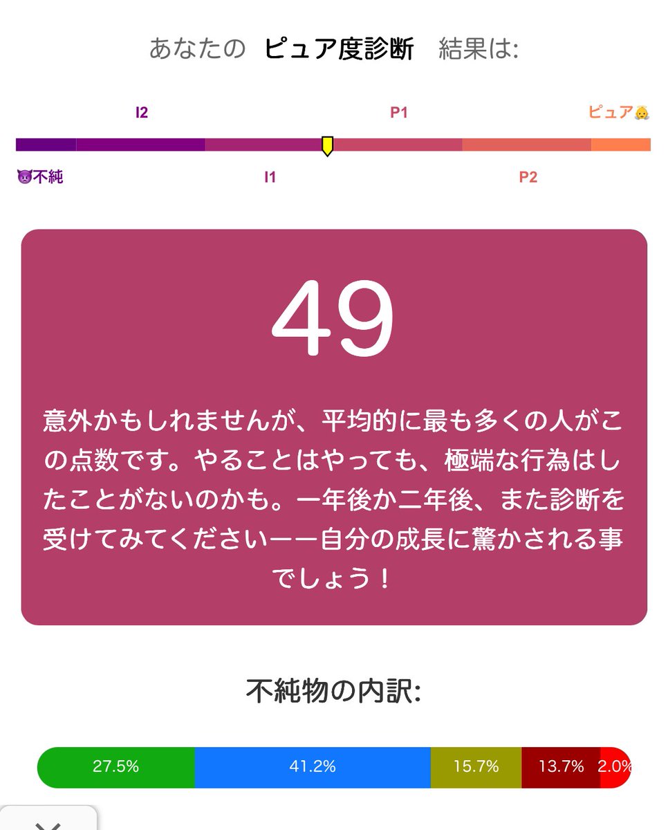 ピュアだた。