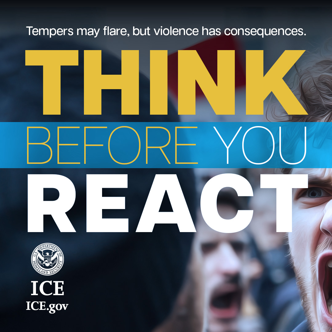 ERONewYork's tweet image. ICE officers are real people risking their lives to protect the same U.S. communities they and their families live in.
🔥Tempers may flare, but violence has consequences.
📷Remember: The First Amendment protects PEACEFUL protests, not assault and battery.