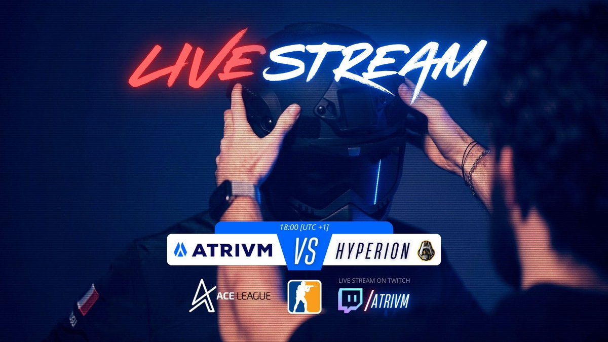 ⭕️ LIVE MAINTENANT sur twitch.tv/ATRIVM

On affronte <a href="/HyperioNorg/">HyperioN</a>  à 18:00 en <a href="/AceLeagueCS/">Ace League</a>.

Actuellement en 3/3 win, on poursuit notre bonne lancée pour finir dans le top2 du Split #3 et atteindre les playoffs.

🎙️ Cast par notre CEO <a href="/soulReadz_/">soulReadz</a> 
💙 Venez nous soutenir !