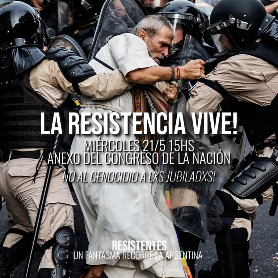 Resistentesarg's tweet image. Miércoles 21/5 15hs 
Anexo del Congreso de la Nación
.
.
Foto del flyer @BourbonTadeo