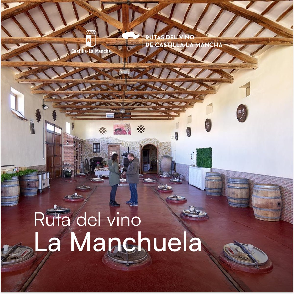turismoclm's tweet photo. Descubre la Ruta del Vino de La Manchuela. 🍷

Viñedos, ríos, pueblos de cuento como Alcalá del Júcar y vino Bobal para saborear lo mejor de nuestra tierra. ¡Planazo asegurado! 👌🏼@‌RVlaManchuela https://t.co/mqaTN80mgz