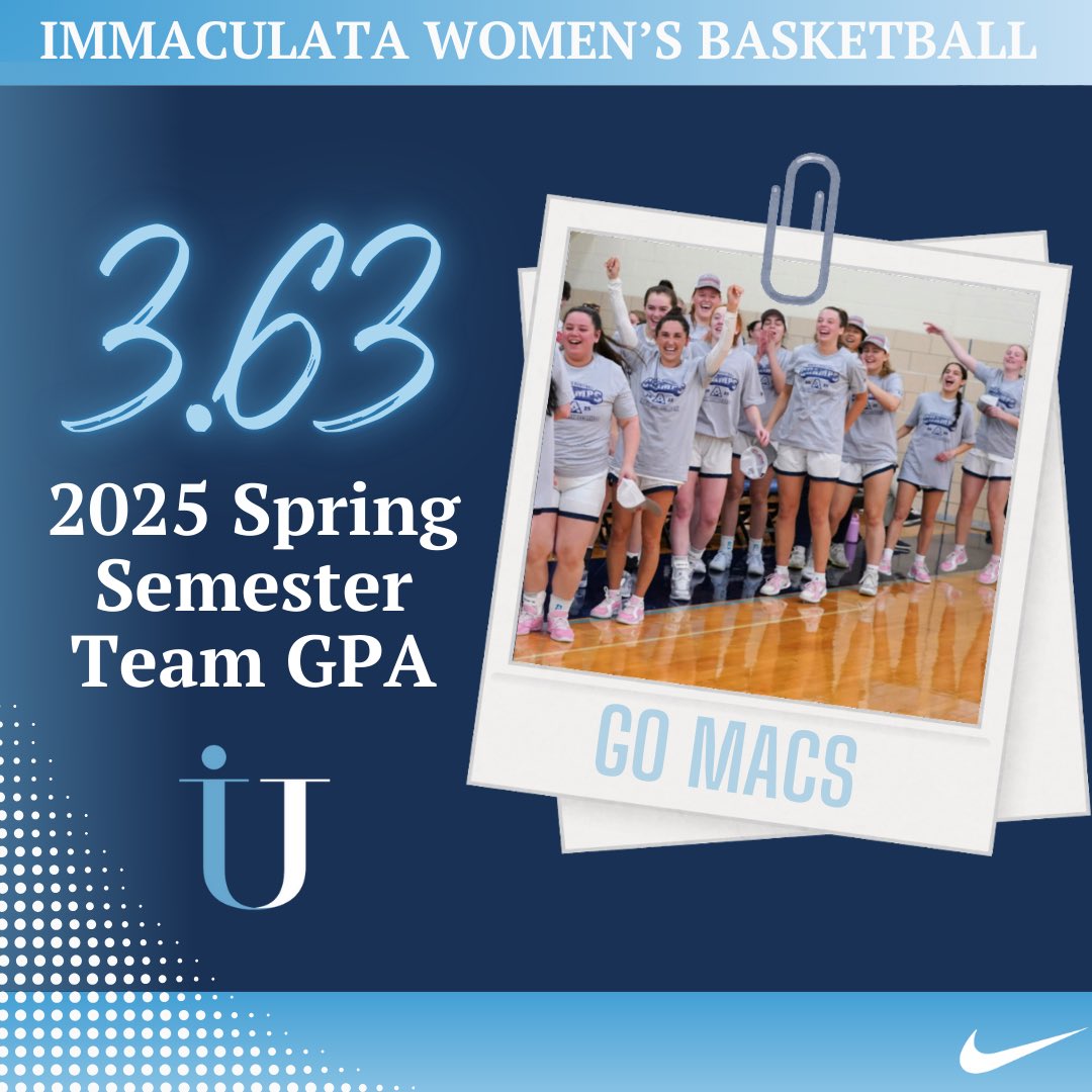 📚 x 🏀

We’re thrilled to celebrate another semester of academic excellence from our women’s basketball student athletes!

This spring, the team posted an impressive 3.63 cumulative GPA, with 8 players earning Dean’s List honors — including 5 with a perfect 4.0!