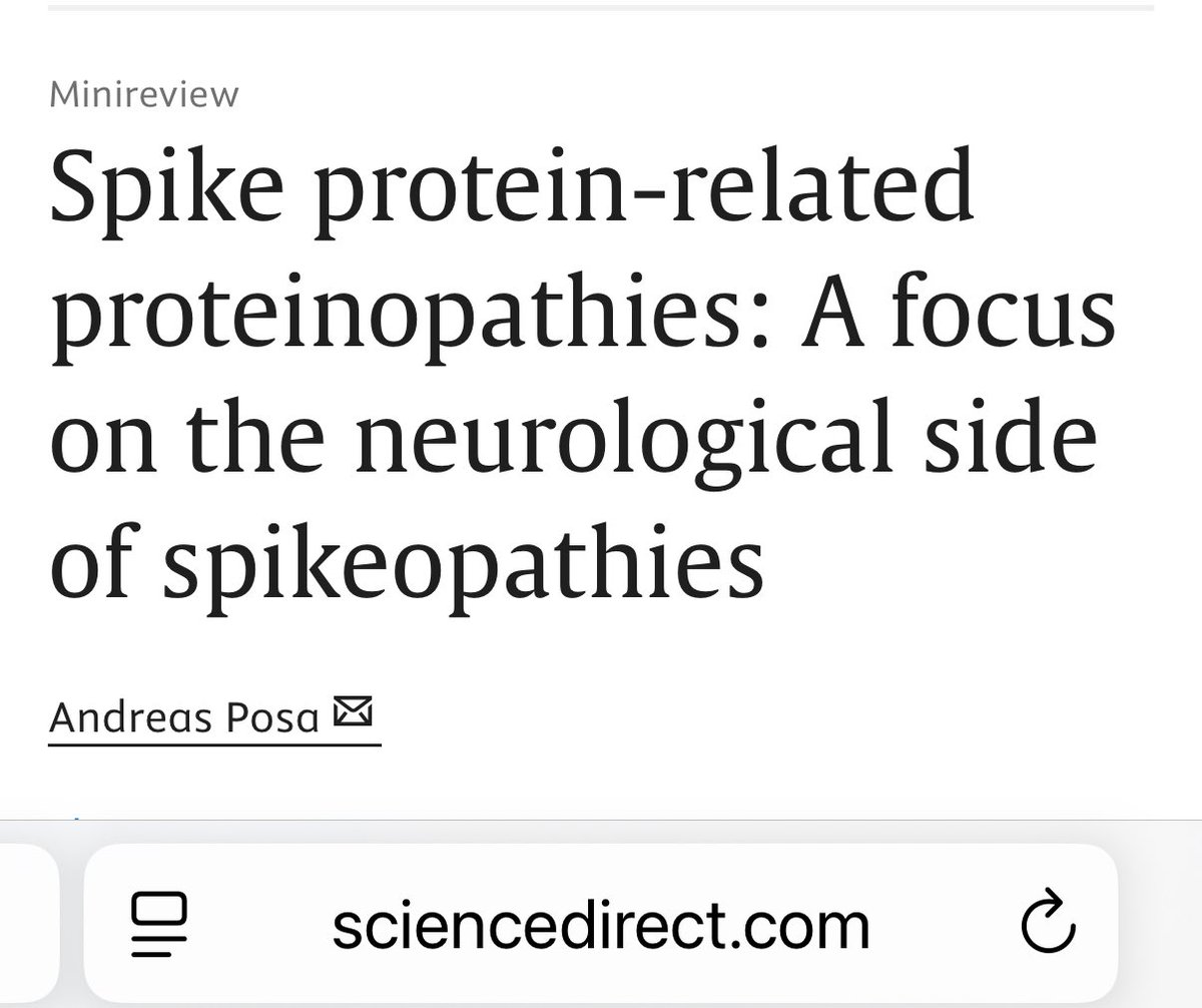 danaparish's tweet photo. NEW: 🚨 🤯 Spike Protein (SP) from COVID & 💉 is toxic, crossing in 🧠 & causing neurological issues. 🤦🏻‍♀️😵‍💫😫🤬

Spikeopathies: thrombogenic, neurotoxic, inflammatory, degenerative. 

“To combat the COVID-19 pandemic, novel gene-based products (mRNA) have been used worldwide to induce human body cells to produce spike protein to stimulate the immune system. This artificial spike protein has a harmful effect on the human nervous system.”

“Remarkably, Spike protein has the ability to cross…into the brain and cause cerebral damage through various pathomechanisms.”