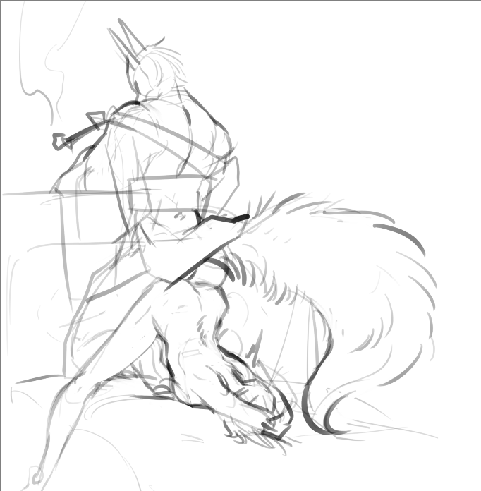 #oni
🦊狐神Oni的色色
有一定程度的开罐和非常多的私设☝和类似犬科交配姿势的捏造