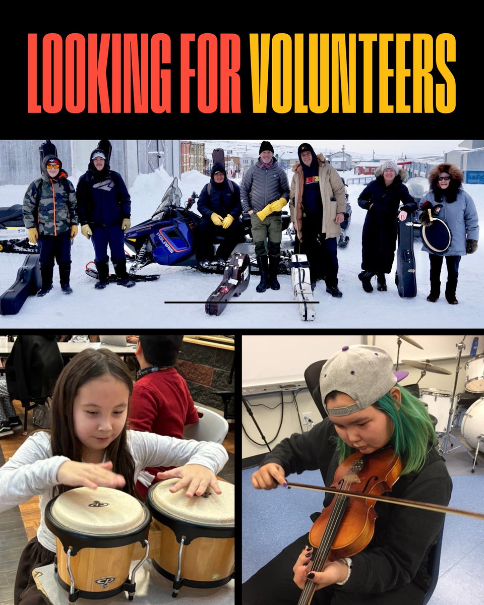 We're looking for 2 - 3 musician volunteers who can spare a few hours on a warm summer day in June to help us check the donated instruments and equipment to ensure they're in good working order. Reach out to instruments@artscancircle.org for more information.