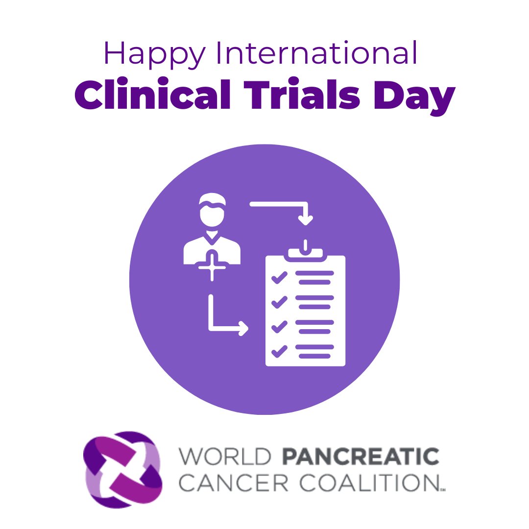 worldpcc's tweet image. Today is #ClinicalTrialsDay a reminder of the critical role research plays in the fight against #pancreaticcancer, one of the world’s deadliest cancers.
We honor the patients, researchers, and medical teams pushing science forward. Learn more at hellopancreas.com 💜
#WPCC