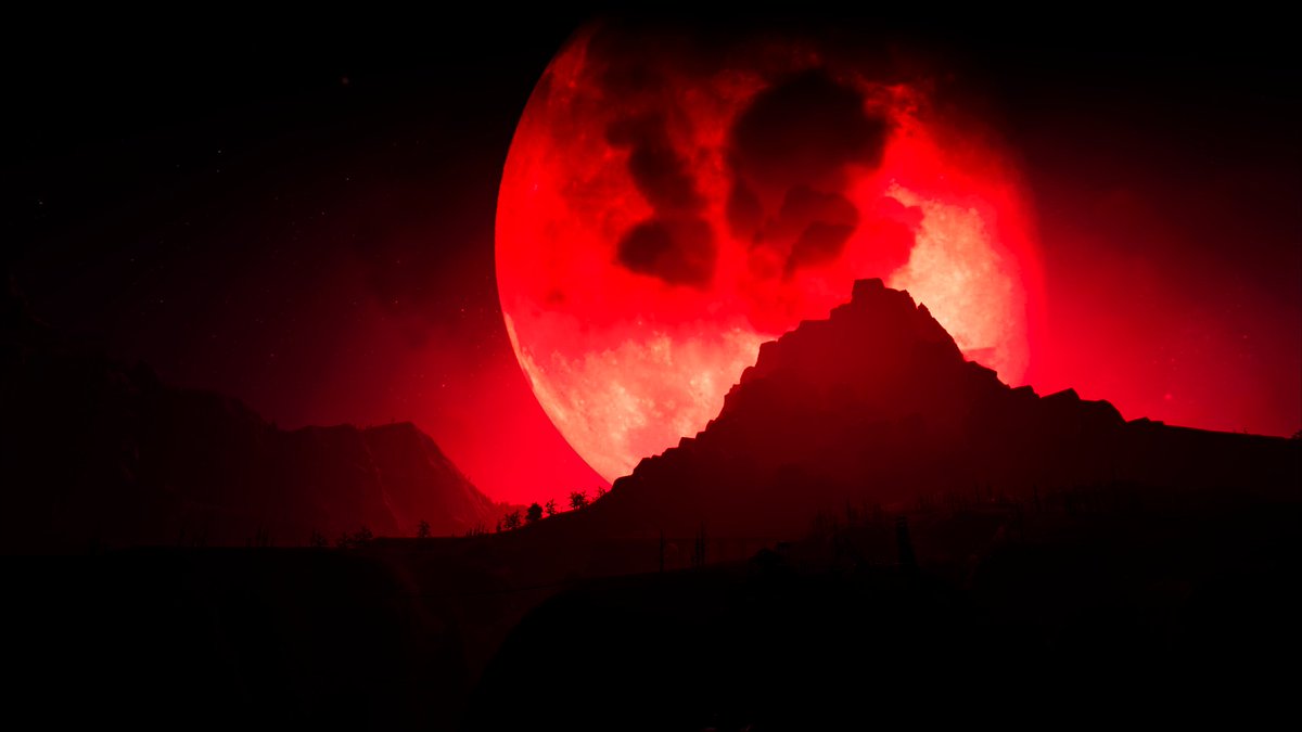 Sharkie_89's tweet photo. Crimson Moon over WoW scenario
Lunar ending soon... but looking forward to catch some epic shots again during Starfall time
#OnceHuman #openworld #gaming #OnceHumanMobile #LunarOracle #VirtualPhotography https://t.co/gL1ARO2ZRp
