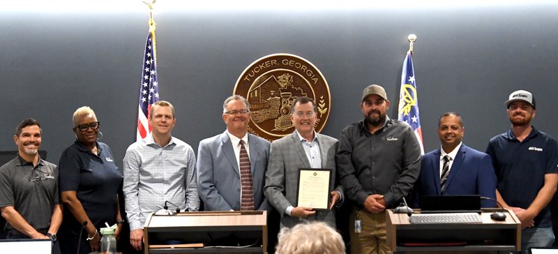 The City of Tucker received a proclamation for National Public Works Week!

#nationalpublicworksweek