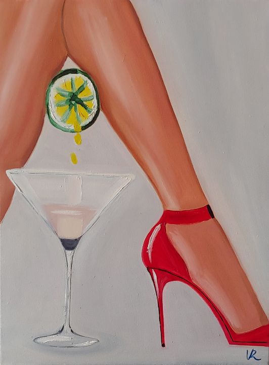 RinaVinch's tweet photo. Art of the Day: "Cocktail of life". Buy at: https://t.co/sd8q6lBCMQ https://t.co/QKzSn5wyYW