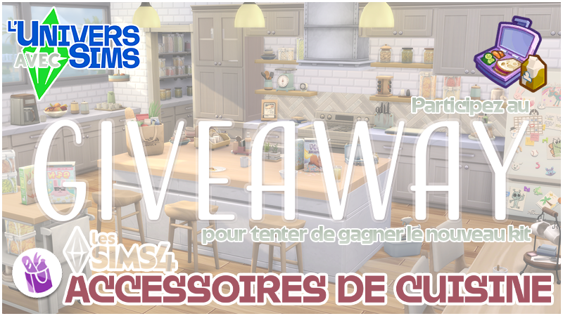 Tente de gagner le kit Les Sims 4 : Accessoires de cuisine pour pimper tes fourneaux virtuels 👨‍🍳✨
Tu as jusqu’au mercredi 21 mai à 23h59 (heure FR) pour tenter ta chance ! 🎁🔥
👉 gleam.io/ED7GB/giveaway…

#SponsoredbyEA #EnpartenariatavecEA #collaborationcommerciale #sims4