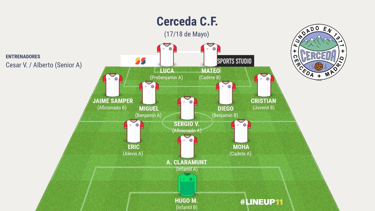 Aqui os dejamos nuestro Once Ideal de la Jornada.

Once Ideal Jornada (17/18 de Mayo) ⚽

Enhorabuena! 💪

Vamooos Cerceda CF ⚪🔴