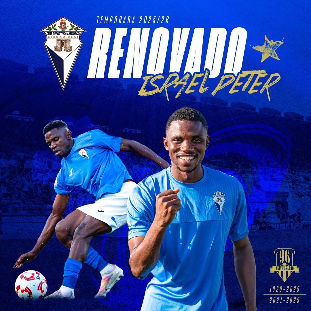 🔵 RENOVACIÓN | EXTREMO | ISRAEL AKPAN PETER ⚪️

Una temporada más con nosotros. PETER elige su continuidad, en un club, en una ciudad, de los que se siente parte.

Su firme compromiso e ilusión le dan toda la energía necesaria para seguir al 100% con su recuperación.

➕ℹ️